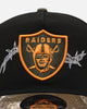 New Era Las Vegas Raiders 'Realtree Grit 2.0' 9FORTY A-Frame Snapback Black/Green/Orange