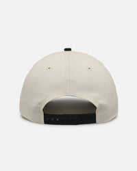 New Era New York Yankees 'Leather Visor' 9FORTY A-Frame Snapback Chrome White/Black