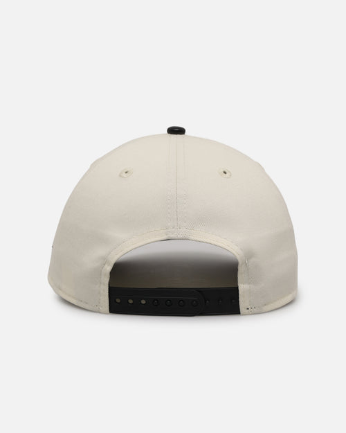 New Era Miami Dolphins 'Leather Visor' 9FORTY A-Frame Snapback Chrome White/Black