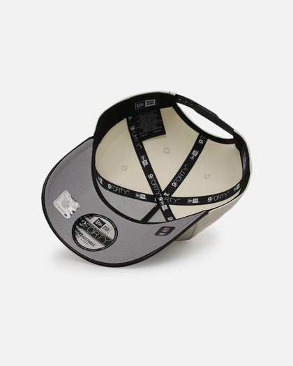 New Era Las Vegas Raiders 'Leather Visor' 9FORTY A-Frame Snapback Chrome White/Black