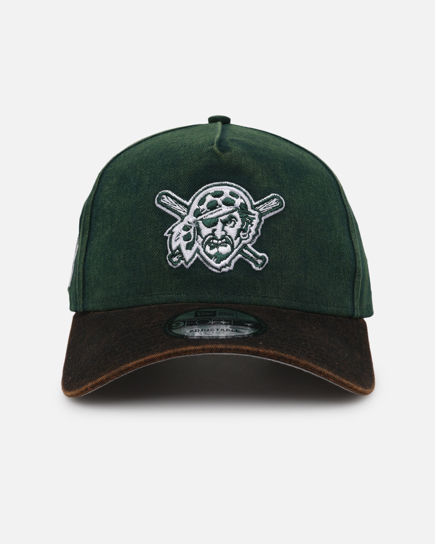 New Era Pittsburgh Pirates 'Washed Green' 9FORTY A-Frame Strapback