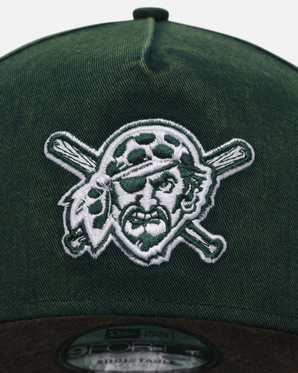 New Era Pittsburgh Pirates 'Washed Green' 9FORTY A-Frame Strapback Green/Black