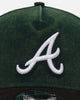 New Era Atlanta Braves 'Washed Green' 9FORTY A-Frame Strapback Green/Black