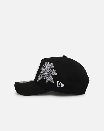 New Era New York Yankees 'Ornate Rose' 9FORTY A-Frame Snapback Black/White