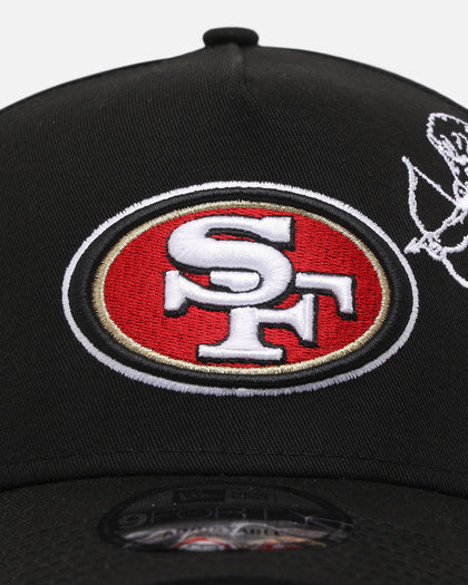 New Era San Francisco 49ers 'Cherub Official Team Color' 9FORTY A-Frame Snapback Black