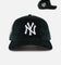 New Era New York Yankees 'Plush Chenille' 9FORTY A-Frame Snapback Dark Green