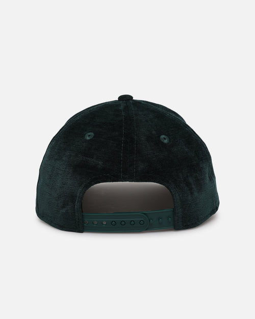 New Era New York Jets 'Plush Chenille' 9FORTY A-Frame Snapback Dark Green