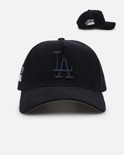 New Era Los Angeles Dodgers 'Navy Tonal Cord' 9FORTY A-Frame Corduroy Snapback Navy