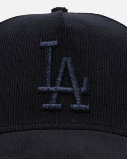 New Era Los Angeles Dodgers 'Navy Tonal Cord' 9FORTY A-Frame Corduroy Snapback Navy