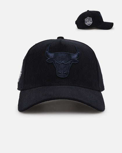 New Era Chicago Bulls 'Navy Tonal Cord' 9FORTY A-Frame Corduroy Snapback Navy