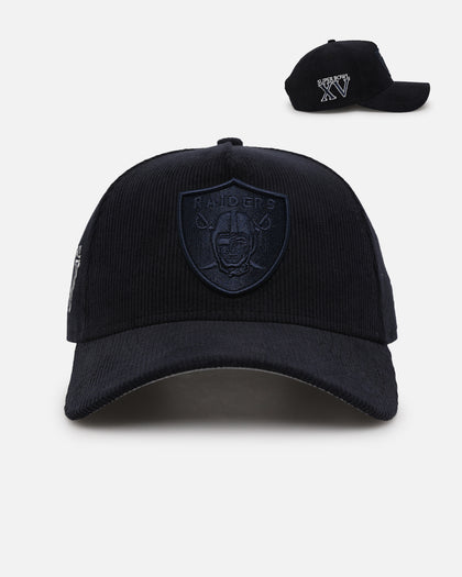 New Era Las Vegas Raiders 'Navy Tonal Cord' 9FORTY A-Frame Corduroy Snapback Navy