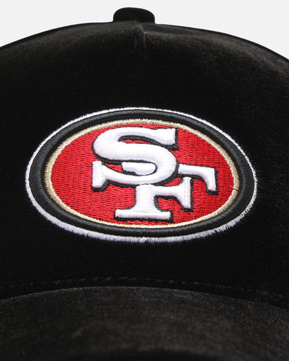 New Era San Francisco 49ers 'Velvet Official Team Color' 9FORTY A-Frame Snapback Black