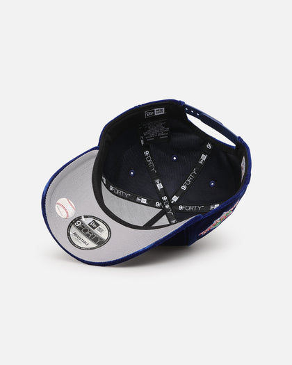 New Era Los Angeles Dodgers 'Velvet Official Team Color' 9FORTY A-Frame Snapback Blue