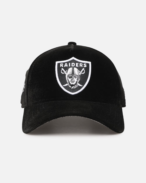 New Era Las Vegas Raiders 'Velvet Official Team Color' 9FORTY A-Frame Snapback Black