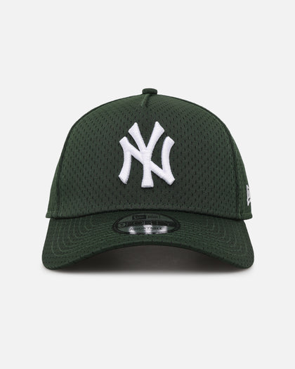 New Era New York Yankees 'Green Mesh' 9FORTY A-Frame Snapback Dark Green