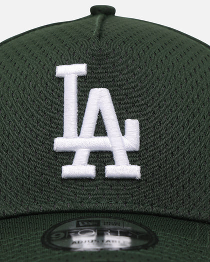 New Era Los Angeles Dodgers 'Green Mesh' 9FORTY A-Frame Snapback Dark Green
