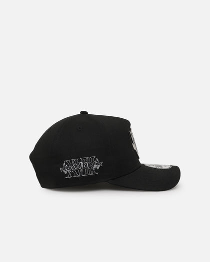 New Era Las Vegas Raiders 'Gold Medal Badge' 9FORTY A-Frame Snapback Black/White/Green