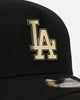 New Era Los Angeles Dodgers 'Gold Medal Badge' 9FORTY A-Frame Snapback Black/White/Green