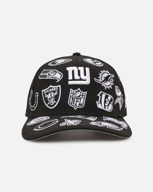 New Era NFL 'All Over Leagues' 9FORTY A-Frame Snapback Black