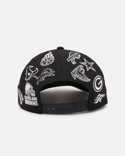 New Era NFL 'All Over Leagues' 9FORTY A-Frame Snapback Black