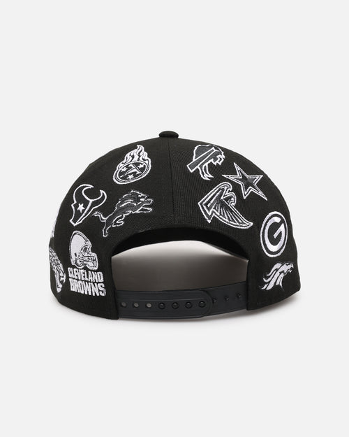 New Era NFL 'All Over Leagues' 9FORTY A-Frame Snapback Black