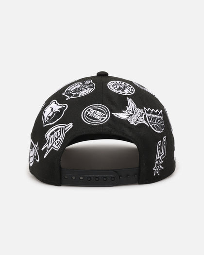 New Era NBA 'All Over Leagues' 9FORTY A-Frame Snapback Black