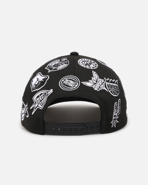 New Era NBA 'All Over Leagues' 9FORTY A-Frame Snapback Black