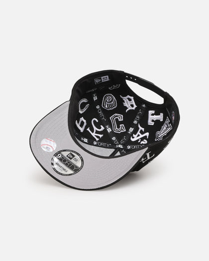 New Era MLB 'All Over Leagues' 9FORTY A-Frame Snapback Black