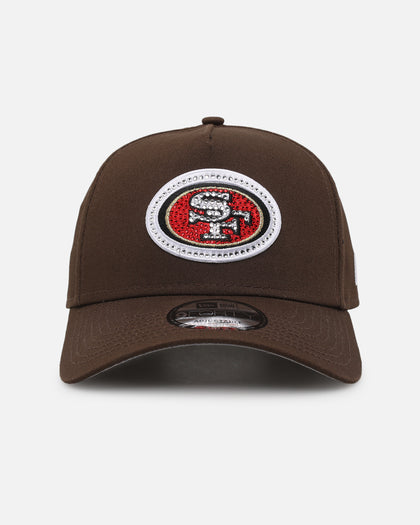 New Era San Francisco 49ers 'Diamante' 9FORTY A-Frame Snapback Walnut