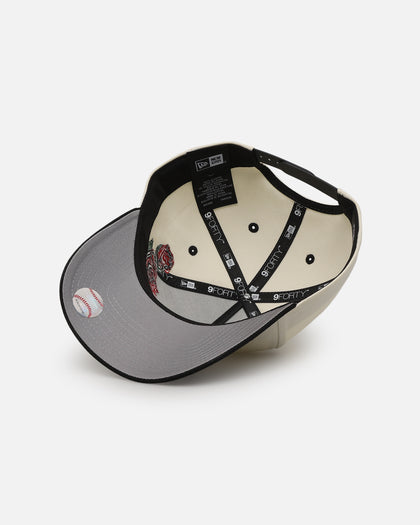 New Era New York Yankees 'Chrome Black Roses' 9FORTY A-Frame Snapback Chrome/Black