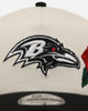 New Era Baltimore Ravens 'Chrome Black Roses' 9FORTY A-Frame Snapback Chrome/Black