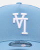New Era Los Angeles Dodgers 'Upside Down LA Polychromatic' 9FORTY A-Frame Snapback Sky Blue