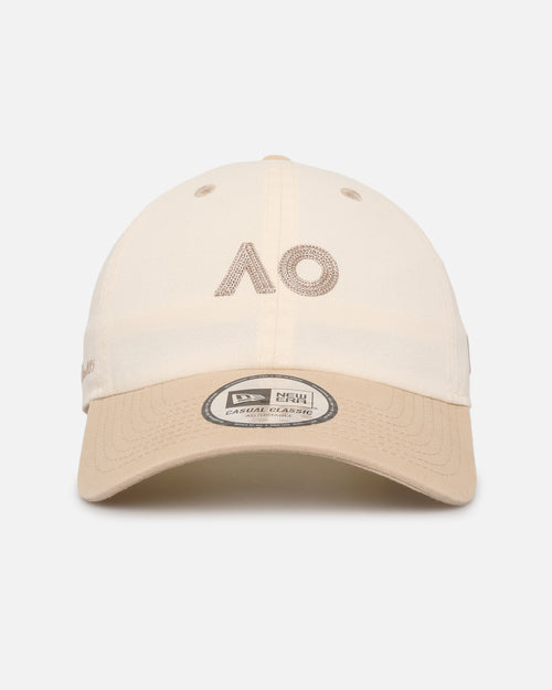 New Era Australian Open '25 Casual Classic Two-Tone Strapback Light Beige