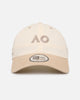 New Era Australian Open '25 Casual Classic Two-Tone Strapback Light Beige