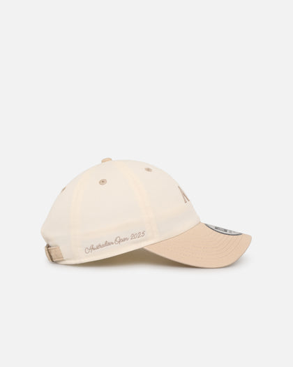 New Era Australian Open '25 Casual Classic Two-Tone Strapback Light Beige