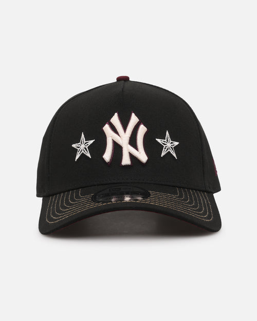 New Era New York Yankees 'Ivory Stars Outlaws' 9FORTY A-Frame Snapback Black/Maroon