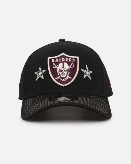 New Era Las Vegas Raiders 'Ivory Stars Outlaws' 9FORTY A-Frame Snapback Black/Maroon