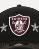 New Era Las Vegas Raiders 'Ivory Stars Outlaws' 9FORTY A-Frame Snapback Black/Maroon