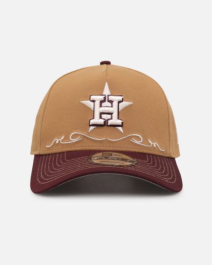 New Era Houston Astros 'Outlaws Wheat' 9FORTY A-Frame Snapback Wheat/Maroon