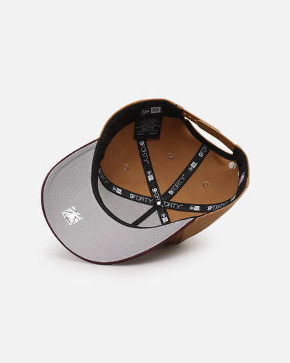 New Era Chicago Bulls 'Outlaws Wheat' 9FORTY A-Frame Snapback Wheat/Maroon