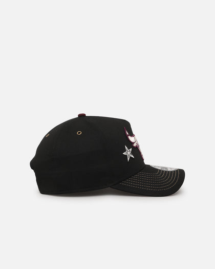 New Era Chicago Bulls 'Ivory Stars Outlaws' 9FORTY A-Frame Snapback Black/Maroon