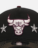 New Era Chicago Bulls 'Ivory Stars Outlaws' 9FORTY A-Frame Snapback Black/Maroon