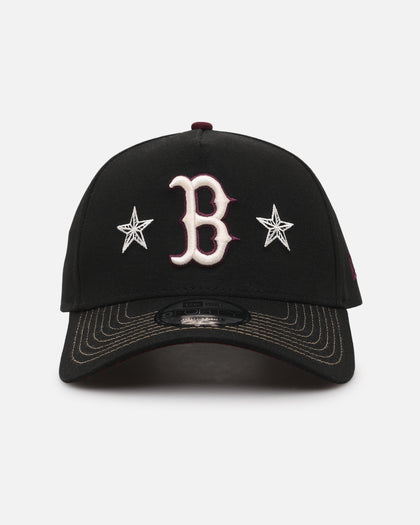 New Era Boston Red Sox 'Ivory Stars Outlaws' 9FORTY A-Frame Snapback Black/Maroon