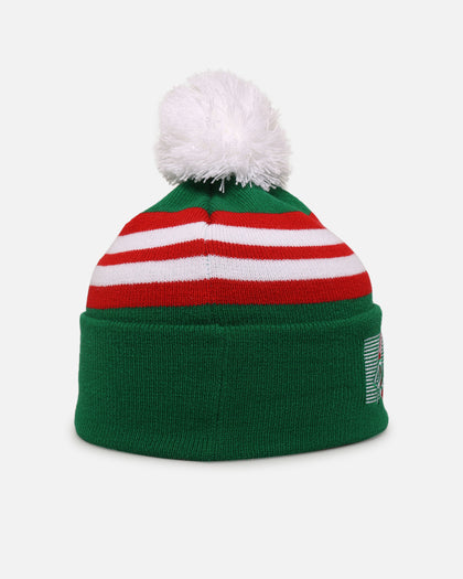 New Era South Sydney Rabbitohs 'NRL 2025 Collection' Knitted Badged Beanie Official Team Colour