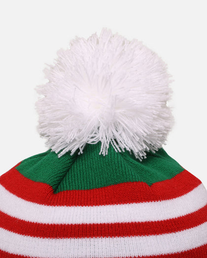 New Era South Sydney Rabbitohs 'NRL 2025 Collection' Knitted Badged Beanie Official Team Colour