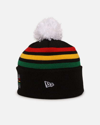 New Era Penrith Panthers 'NRL 2025 Collection' Knitted Badged Beanie Official Team Colour