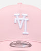New Era Los Angeles Dodgers 'Upside Down LA Polychromatic' 9FORTY A-Frame Snapback Pink