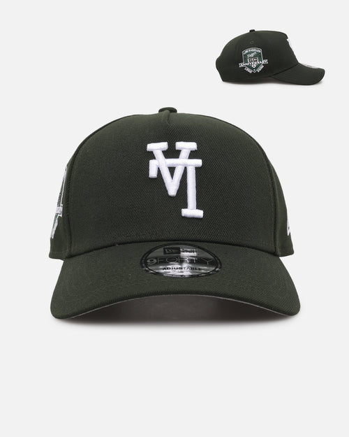 New Era Los Angeles Dodgers 'Upside Down LA Polychromatic' 9FORTY A-Frame Snapback Dark Green