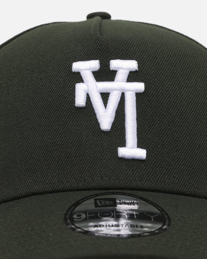 New Era Los Angeles Dodgers 'Upside Down LA Polychromatic' 9FORTY A-Frame Snapback Dark Green