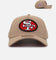 New Era San Francisco 49ers 'Tan Pink' 9FORTY A-Frame Snapback Tan